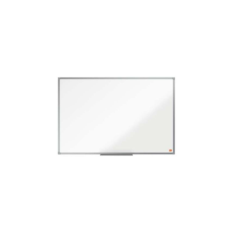 Nobo Essence Pizarra Magnetica de Acero 900x600mm - Marco de Aluminio Anodizado - Bandeja para Rotuladores - Color Blanco