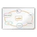Nobo Premium Plus Pizarra Magnetica de Acero Lacado 900x600mm - Montaje en Esquinas - Superficie de Borrado Facil - Color Blanco