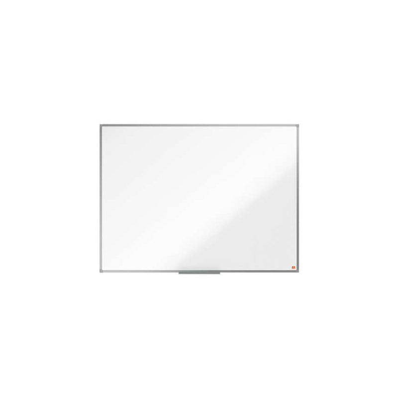 Nobo Essence Pizarra de Melamina 1200x900mm - Marco de Aluminio Anodizado - Bandeja para Rotuladores - Color Blanco