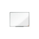 Nobo Essence Pizarra de Melamina 600x450mm - Marco de Aluminio Anodizado - Bandeja para Rotuladores - Color Blanco