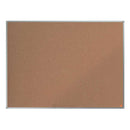 Nobo Essence Tablero de Anuncios de Corcho 1200x900mm - Montaje en Esquinas - Superficie de Corcho - Marco de Aluminio Anodizado - Color Natural