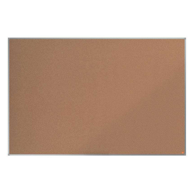 Nobo Tablero Anuncios Corcho Essence 1800x1200mm - Montaje Esquinas - Superficie Corcho - Marco Aluminio Anodizado - Color Natural