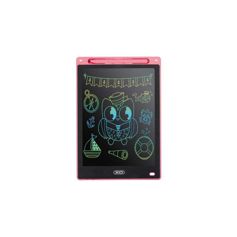 XO Tableta Digital - Pantalla 10" - Hueco Porta Lapiz - Borrado con un Solo Toque - Color Rosa