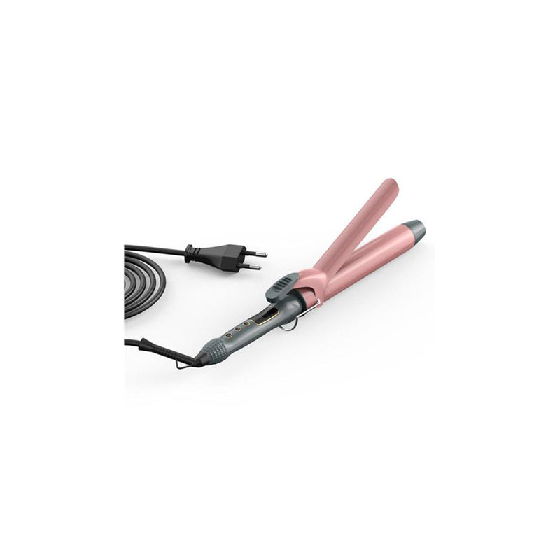 XO Plancha de Pelo Profesional - Pantalla de Visualizacion - Potencia 45-65W - Apagado Automatico 60 Min - Temperatura 80-230°C - Elemento Calefactor de Aluminio y Ceramica - Color Rosa