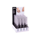 Apli Portaminas Metalicos - 0.5mm - Textura Soft - Forma Hexagonal - Capuchon de Metal - Goma de Borrar - 16 Unidades