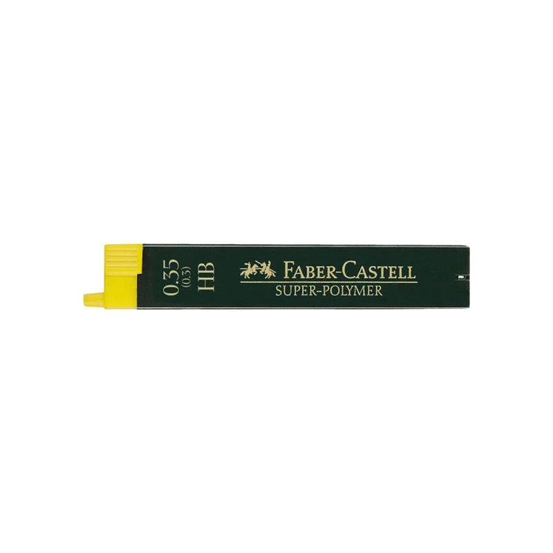 Faber-Castell 9063 Pack de 12 Minas Super-Polymer para Portaminas 0.3 HB - Resistentes y Suaves