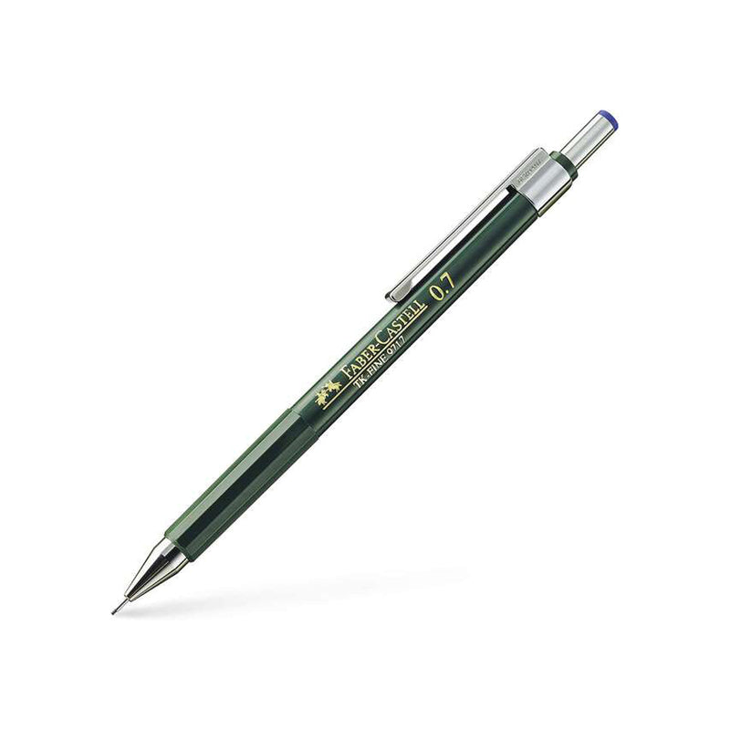 Faber-Castell TK-Fine 9713 Portaminas - Mina HB - Trazo 0.7mm - Goma de Borra Integrada