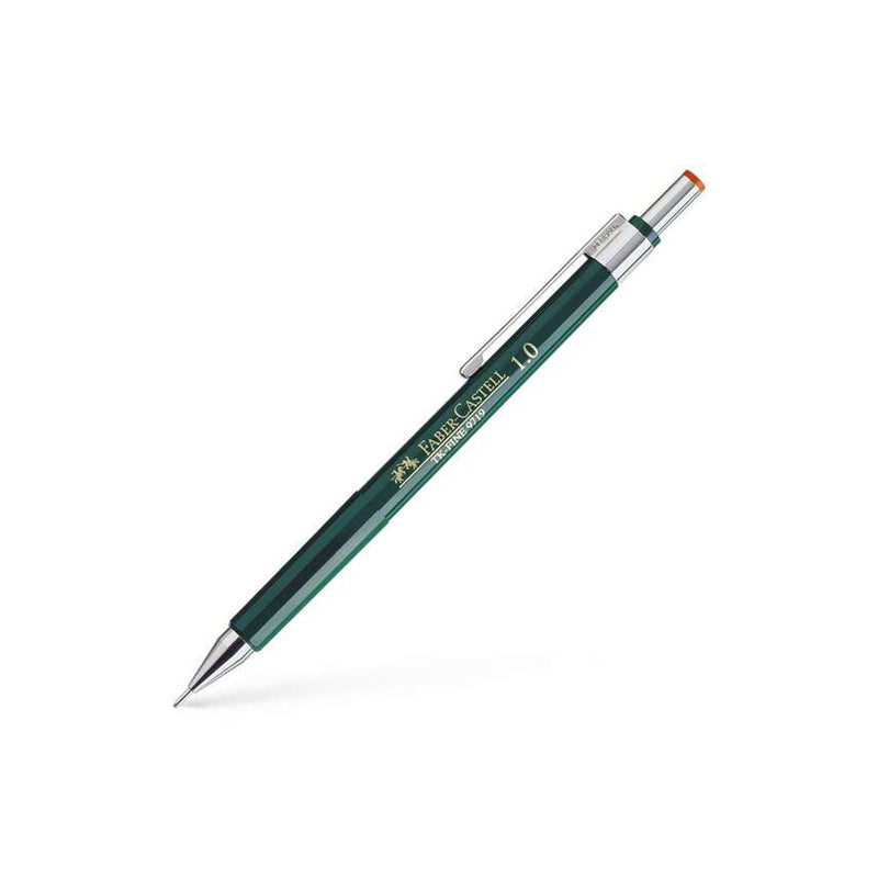 Faber-Castell TK-Fine 9713 Portaminas - Mina HB - Trazo 1mm - Goma de Borrar Integrada