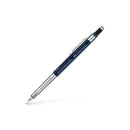 Faber-Castell TK-Fine Vario L Portaminas HB 0.3mm - Con Goma de Borrar - Clip de Metal - Color Azul