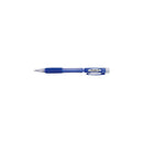 Pentel Fiesta II Portaminas HB 0.5mm con Goma - Incluye 2 Recargas - Grip de Goma - Diseño Ergonomico - Color Azul