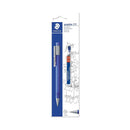 Staedtler Graphite 777 1 Portaminas 0.5mm + 1 Tubo de Minas HB - Cuerpo Engomado - Guia de Mina Antirrotura - Colores Surtidos