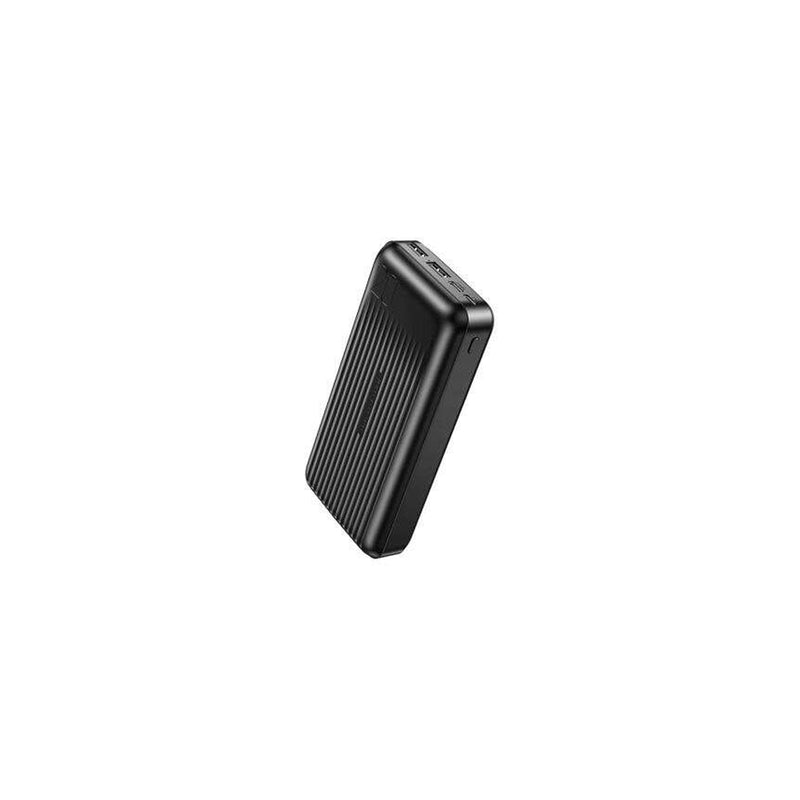 XO Powerhouse 20000 - Capacidad 20000Mah - Pantalla LCD - Salida USB x 2, 5V/2A - Entrada Micro USB y Tipo C - Facil Transporte - Carga Rapida - Resistente - Color Negro