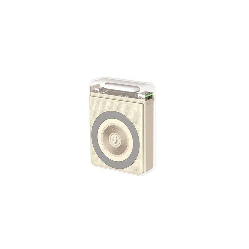 XO Powerbank 10000Mah - Salidas Tipo C 20W, USB 22.5W, Carga Inalambrica 15W - Entradas Tipo C 18W - Facil de Transportar - Carga Rapida - Resistente - Estabilidad y Proteccion - Color Beige