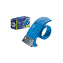 Bismark Precintadora Metalica de Mano para Rollos de hasta 50mm de Ancho - Cuchilla de Acero - Color Azul