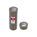 Dohe Precinto de Polipropileno Silencioso 48mmx66m - Color Marron - Pack 6 unidades