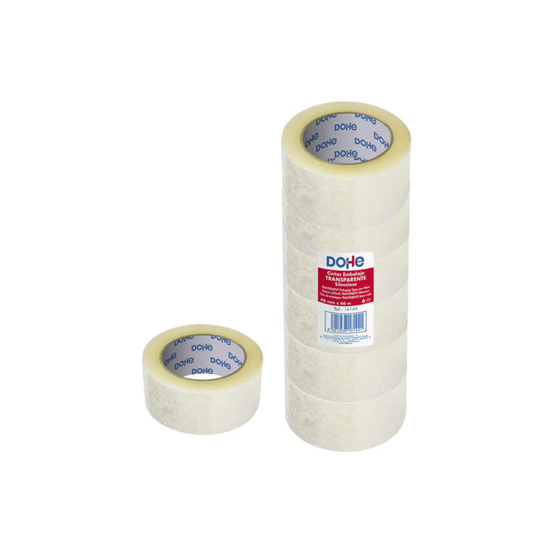 Dohe Precinto de Polipropileno Silencioso 48mmx66m - Transparente