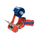 Tesa 6400 Comfort Precintadora para Rollos de hasta 50mm - Sistema de Cuchilla Protegida - Tension Ajustable Manualmente - Color Rojo/Azul