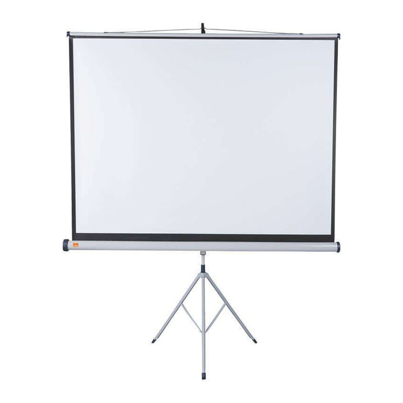 Nobo Pantalla Proyeccion Tripode 1750x1325mm - Flexible 4:3 - Superficie Blanca Mate - Portatil - Color Blanco