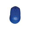 Logitech M330 Silent Plus Raton Inalambrico 1000dpi - Silencioso - 3 Botones - Uso Diestro - Color Azul
