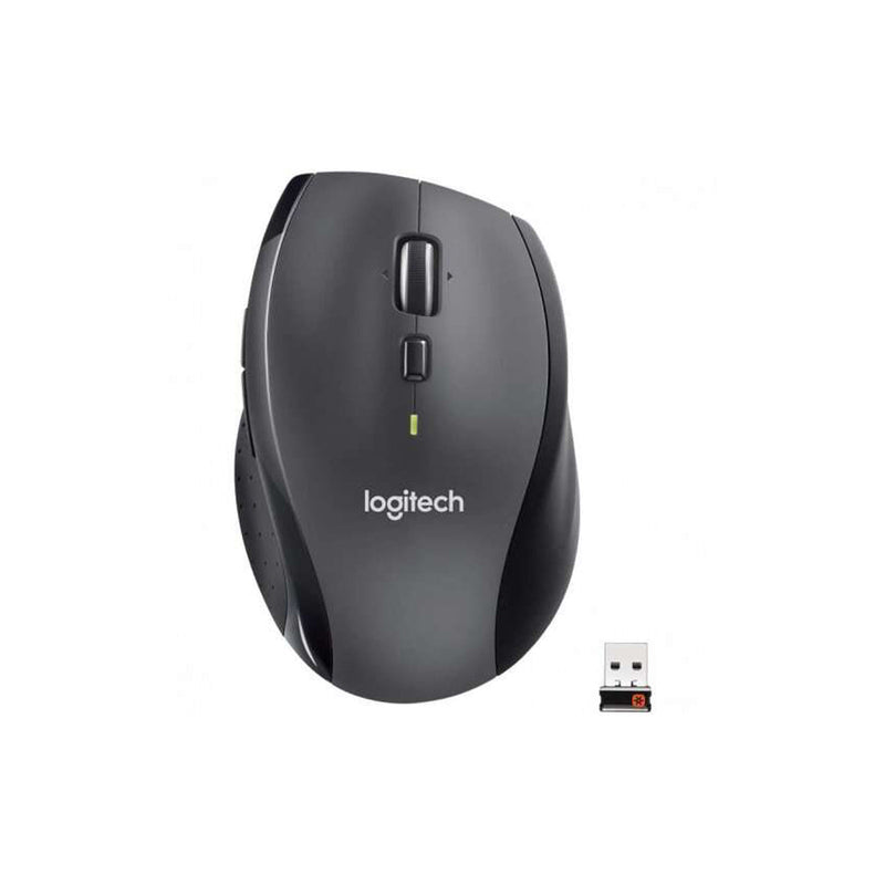 Logitech M705 Marathon Raton Inalambrico USB 1000dpi - 6 Botones - Uso Diestro - Color Negro/Gris Oscuro