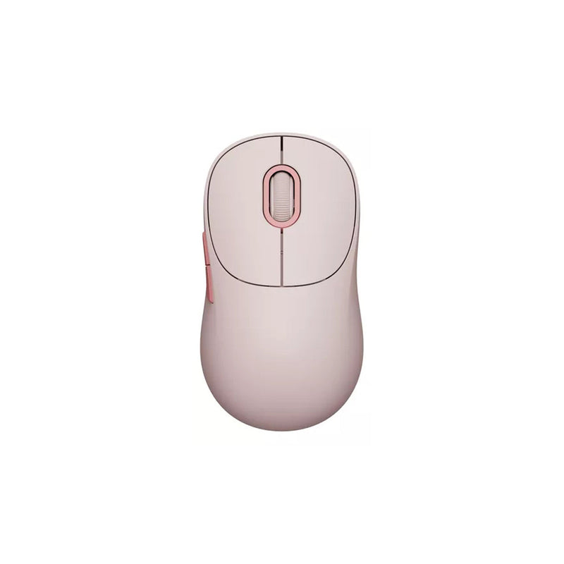 Xiaomi Wireless Mouse 3 Raton Inalambrico con Adaptador de 2.4GHz y Bluetooth 1200dpi - 5 Botones - Uso Diestro - Color Rosa
