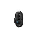 Logitech G502 Hero Raton USB 25600dpi - 11 Botones Programables - Iluminacion LED - Uso Diestro - Cable de 2.10m - Color Negro