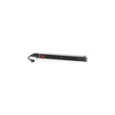Salicru Regleta SPS PDU Unidad de Distribucion de Energia - 12 Tomas IEC C13 - Color Negro