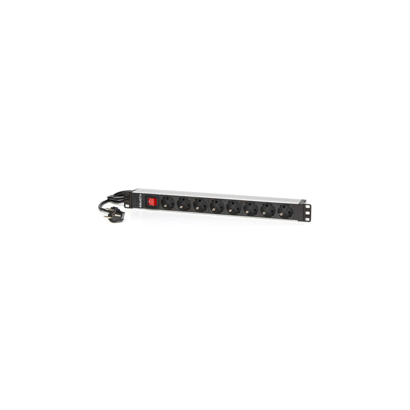 Salicru Regleta SPS PDU Unidad de Distribucion de Energia - 8 Tomas Tipo Schuko - Color Negro
