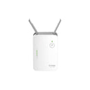 D-Link Repetidor WiFi AC1200 Doble Banda - Velocidad hasta 1000Mbps - Puerto RJ45 - 2 Antenas Externas - Boton WPS - Color Blanco