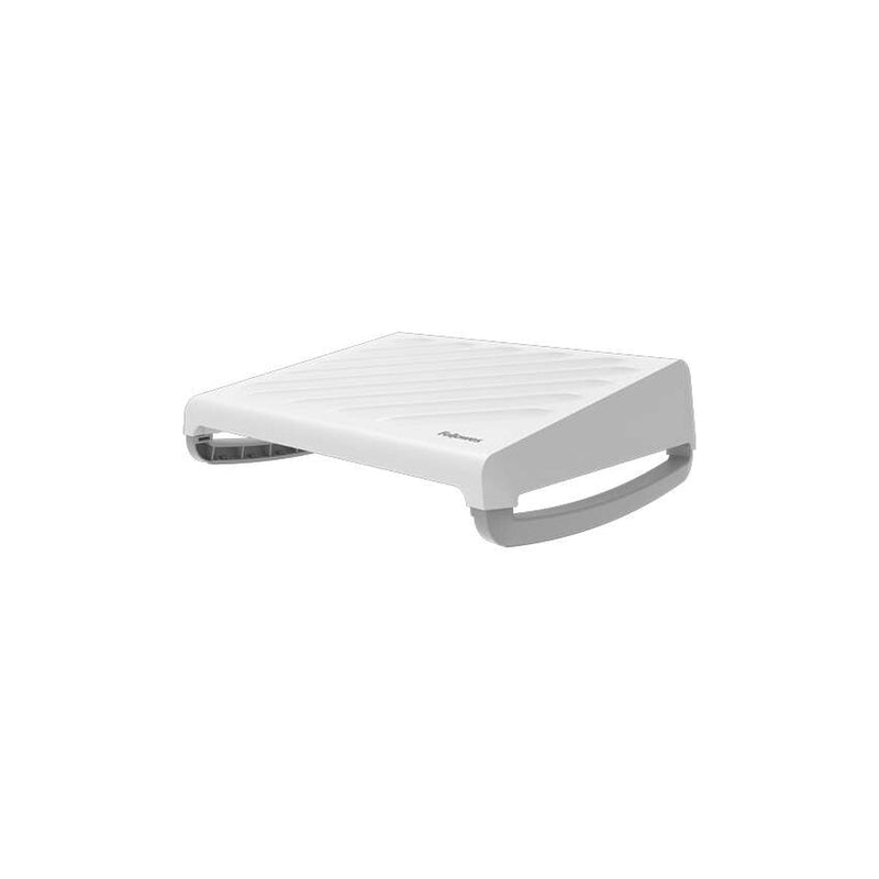 Fellowes Breyta™ Reposapies con Plataforma Ergonomica - Ajustable en 3 Posiciones - Plegable para Ahorrar Espacio - Opcion de Balanceo - Color Blanco