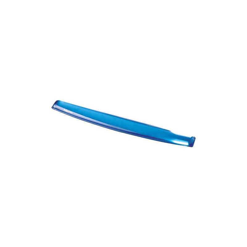 Fellowes Crystal Reposamuñecas para Teclado de Gel - Resistente a las Manchas - Base Antideslizante - Color Azul