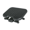 Kensington Reposapies Solemassage - Altura Ajustable 7,5-12,5cm - Inclinacion 30 Grados - Superficie Estimulante - Color Negro