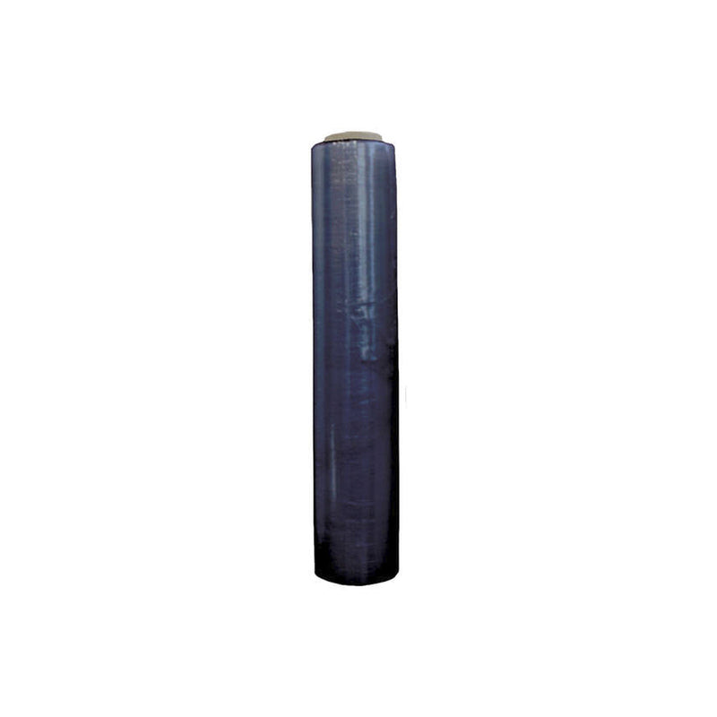 Dohe Bobina de Film Extensible de 23 Micras con Mandril - Medidas 50cmx151m - Gran Resistencia - Ideal para Embalaje - Color Negro