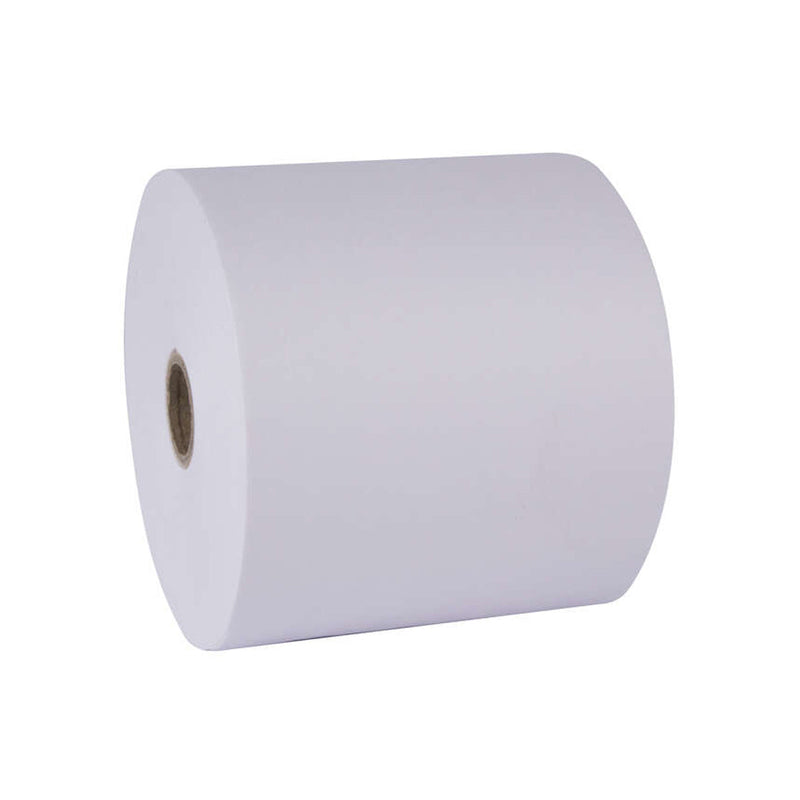 Apli Papel Electra Rollo - 57x65x12mm - Resistente al Agua y al Desgarro - Ideal para Etiquetas y Señalizacion - Blanco