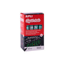 Apli Pack de 12 Rotuladores de Tiza Liquida - Punta Redonda - Ideal para Pizarras, Plastico, Vinilos, Metal, Etc - Facil de Borrar - Secado Rapido - Color Verde Pastel