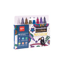 Apli Pack de 8 Rotuladores Metalizados - Cuerpo Redondo y Punta de 4.2mm - Ideal para Decorar en Papel, Carton, Ceramica, Etc - Limpieza Facil - Tinta de Larga Duracion - Colores Surtidos