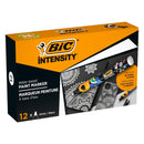 Bic Intensity Marcador de Pintura - Punta Media - Tinta con Base de Agua - 98% de Materiales Reciclados - Color Blanco