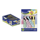 Bismark Pack de 6 Rotuladores Fluorescente Pastel - Tinta de Secado Rapido - Punta Biselada - Ideal para Subrayar y Resaltar - Diseño Ergonomico - Alta Durabilidad