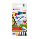 Edding 5100 Acrylic Pack de 5 Rotuladores Permanentes Acrilicos - Punta Redonda 2-3mm - Trazo Medio - Resistente a la Luz - Secado Rapido - Colores Surtidos
