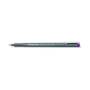 Staedtler Pigment Liner 308 Rotulador Calibrado - Trazo 0.3mm - Secado Rapido - Color Violeta (10 unidades)