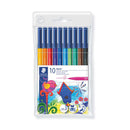 Staedtler Noris 326 Rotulador de Punta de Fibra - Resistente a la Presion - Tinta Base de Agua - Colores Surtidos