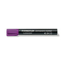 Staedtler Lumocolor 352 Rotulador Permanente - Punta Redonda - Trazo 2mm Aprox - Capuchon con Clip - Secado Rapido - Color Violeta