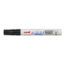 Uni-ball PX-20 Paint Marker - Marcador de Pintura - Punta Acrilica de Bala 2.2-2.8mm - Permanente en Todas las Superficies - Resistente a Luz y Agua - Color Negro