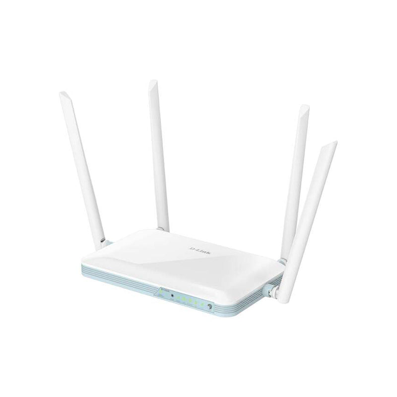 D-Link Eagle Pro AI N300 WiFi Smart Router - Hasta 300Mbps - 4 Puertos LAN 10/100Mbps y 1 Puerto WAN 10/100Mbps - 4 Antenas Externas