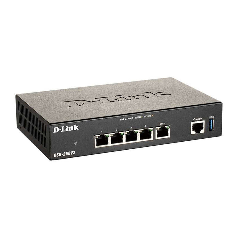 D-Link Router VPN de Servicios Unificados - 3 Puertos LAN - 1 Puerto WAN - 1 Puerto WAN/LAN, 2 Puerto USB 3.0