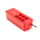 Salicru SPS 650 HOME Sistema de Alimentacion Ininterrumpida - SAI/UPS - de 650 VA Off-line Multibase - Color Rojo