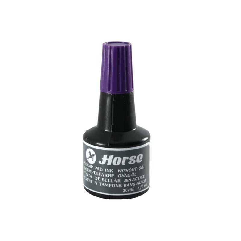 Horse Bote de Tinta para Tampon 30ml - Sin Aceite - Color Violeta