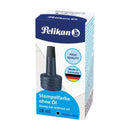 Pelikan Bote de Tinta para Tampones 28ml - Sin Aceite - Secado Rapido - Resistente al Agua - Color Negro