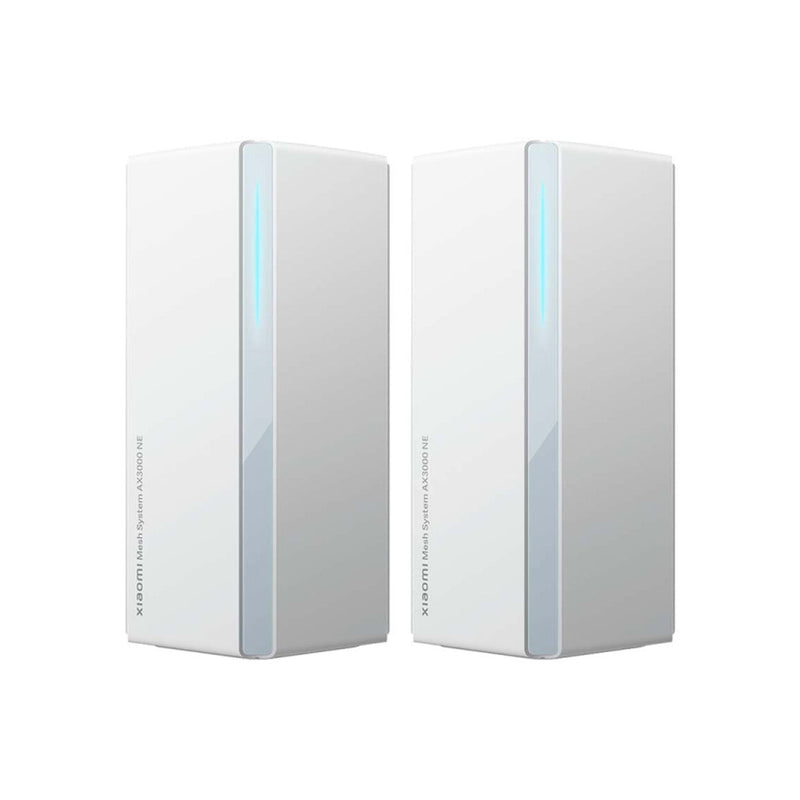 Xiaomi Sistema WiFi Mesh de 2 Unidades WiFi 6 AX3000NE Dual Band - Velocidad hasta 2978Mbps - 4 Puertos RJ-45