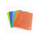 Oxford Urban A4 Sobre Portadocumentos de Plastico Rigido Translucido A4 - Capacidad hasta 40 Hojas - Cierre de Broche - Colores Surtidos - Pack 5 unidades